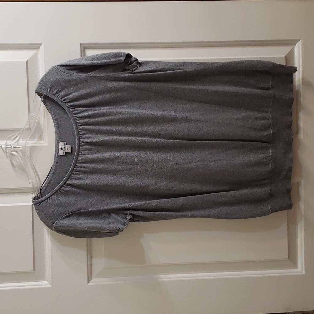 Gray lightweight sweater